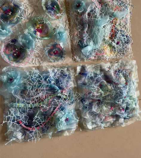 【20x20cm】主题面料改造，面料再造，...