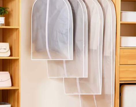 4件加厚衣服防尘罩 衣物收纳立体西装袋 [...