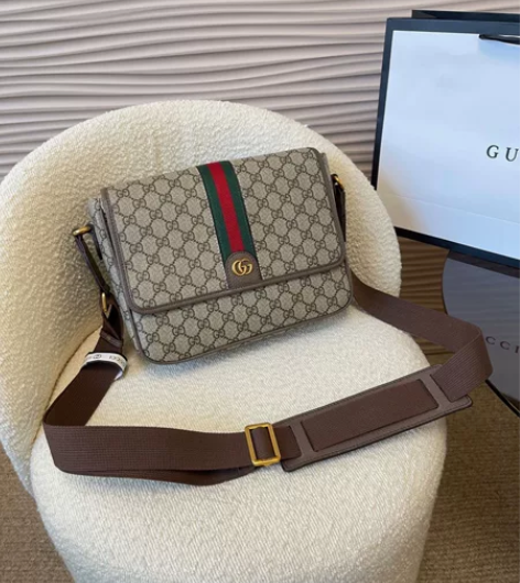 Gucci古驰Ophidia系列双G单肩包...