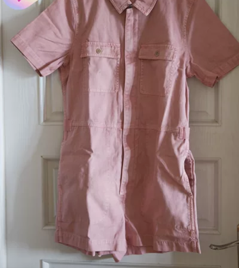 特价!Madewell工装短袖连体短裤连身...