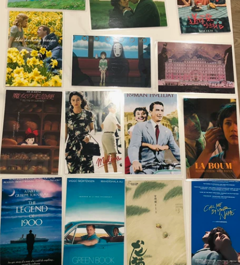 电影海报装饰画 尺寸15x10cm，颜色分...