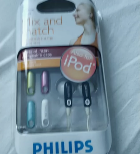 飞利浦可换彩壳耳机SHE2610，3.5接...