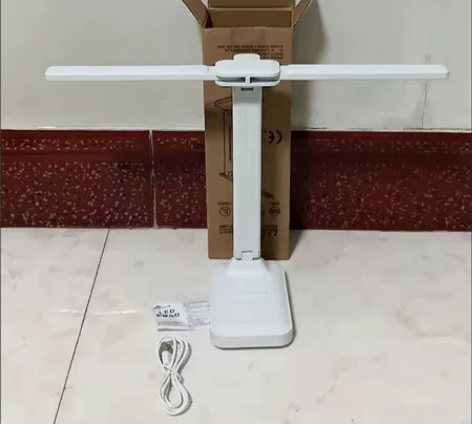 采购多了  双灯头台灯护眼学习灯LED可充...