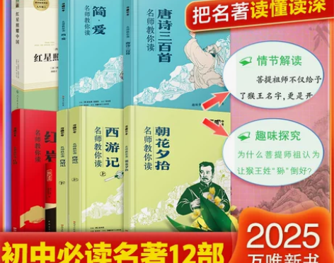 万唯名师教你读名著12初中必读十二本
