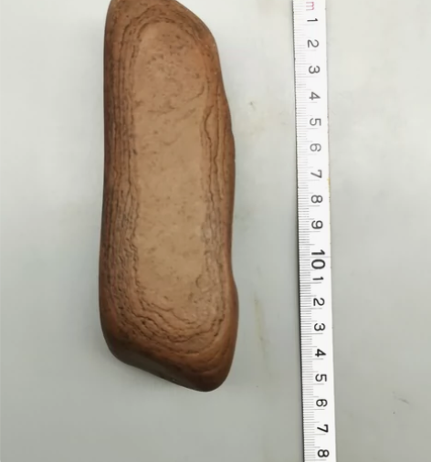 三峡奇石天然油泥石(镇纸),尺寸13X4X...