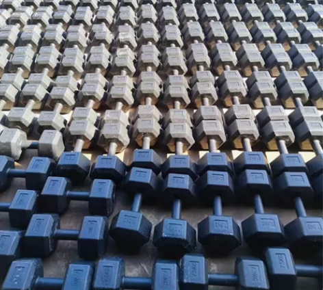 【捡漏包邮】出一批全新六角哑铃5公斤10公...