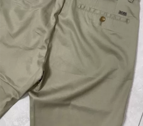 断码BOSS男士休闲裤 商务简约夏季薄款修...