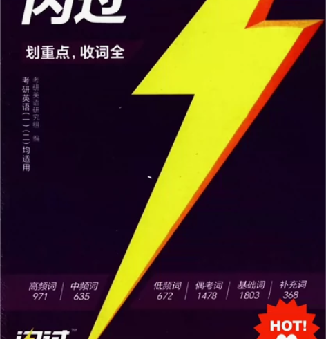 2025考研英语单词书《词汇闪过》pdf电...