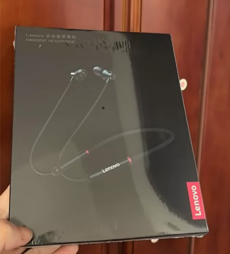 Lenovo运动蓝牙耳机HE05X黑 联想...