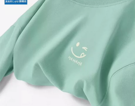 L真维斯短袖t恤男夏季重磅纯棉笑脸上衣男款...