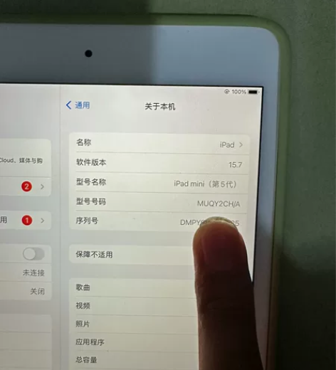ipad mini5国行64g、无拆修、自...