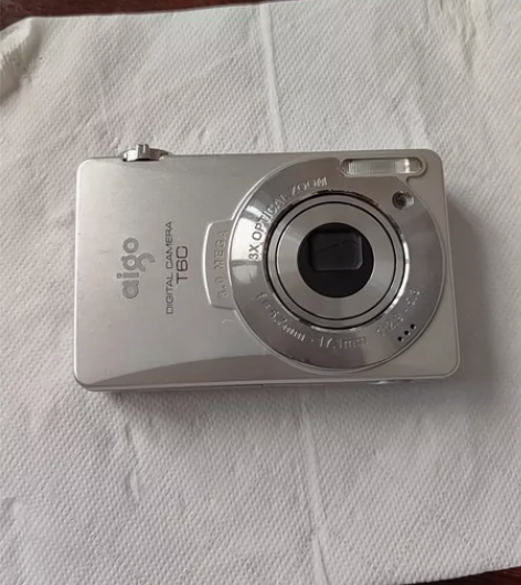 闲置二手AIGO爱国者经典高清数码相机T6...