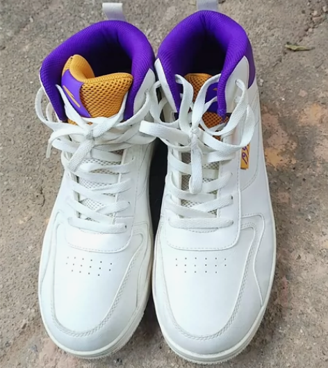 闲置安踏高帮男鞋运动鞋潮鞋休闲板鞋子43码...