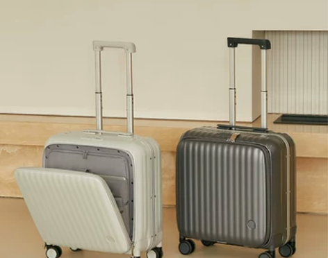 阿季前置开口行李箱女20寸侧开登机箱18寸...