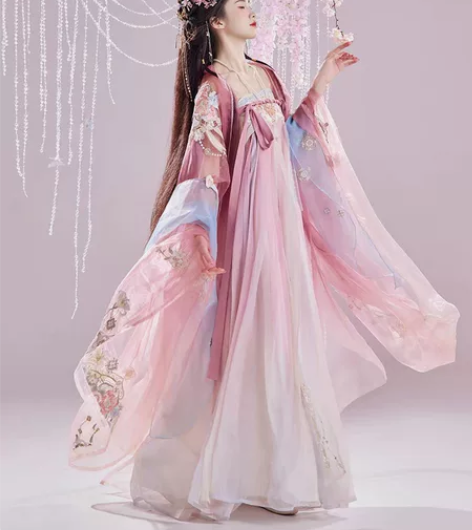 玉术【云鬓花颜】原创汉服女刺绣诃子裙改良汉...