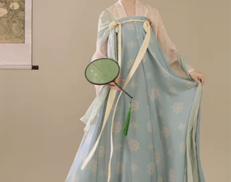 桔屿原创汉服女【长安花】唐制齐胸襦裙仙气复...