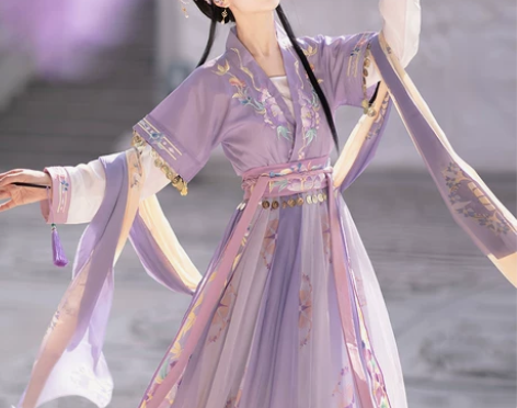 妃亦坊原创汉服【拂铃花】唐制齐腰唐褙子襦裙...