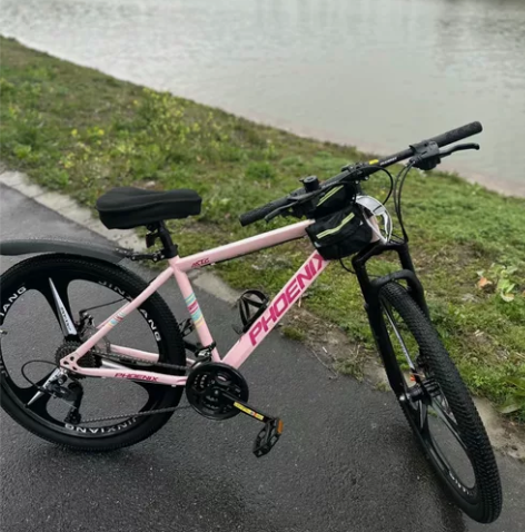 凤凰自行车99新 就骑过妹妹说太累了不想骑...