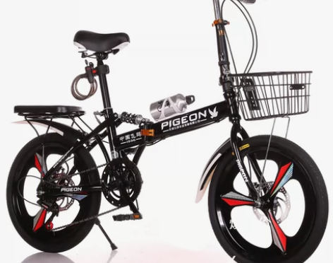 飞鸽折叠自行车超轻便携成人男女士可放后备箱...