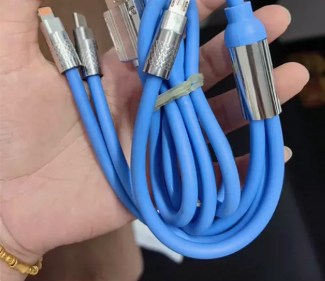 120W充电线硅胶快充线， 长度:1.2米...