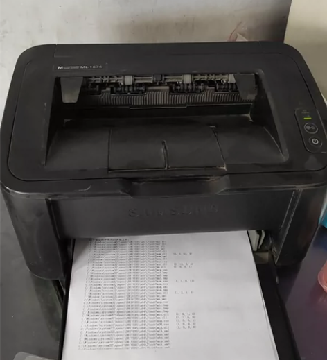 处理三星激光打印机ml-1676一台,原家...