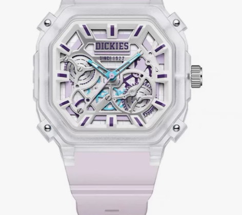 出全新！Dickies手表女学生潮流机械镂...