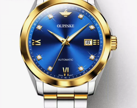 欧品客正品瑞士进口机芯手表男士全自动机械表...