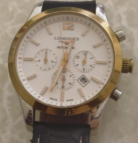 浪琴全自动手表，背面编号l2.268.4，...