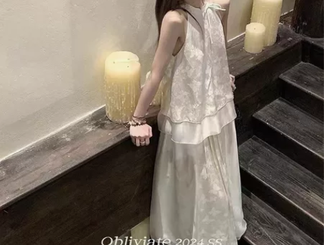 2024全网最低价新款温柔新中式连衣裙超温...