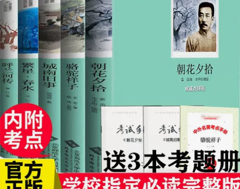 朝花夕拾 城南旧事 繁星春水呼兰河传骆驼祥...