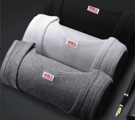 双十一拼单3件套全新南极人男士纯棉背心跨栏...