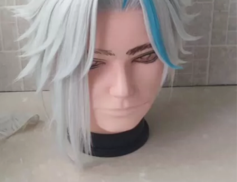 [造型展示]王者荣耀 兰陵王默契交锋假发造...