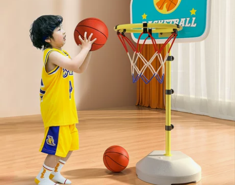 篮球投篮框儿童室内投篮架3岁男孩6球类家用...