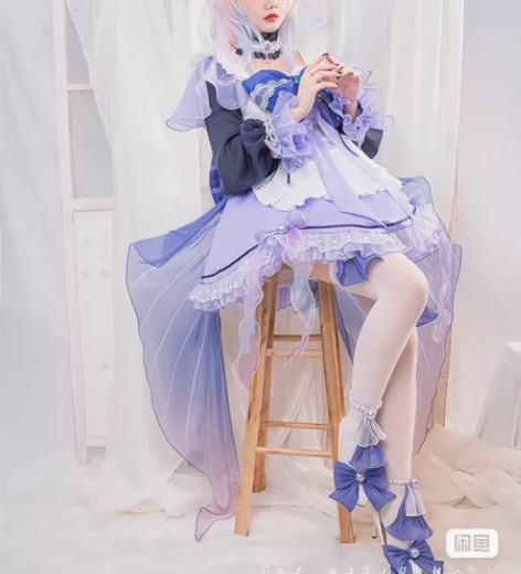 原神珊瑚宫心海女仆装（不是悠窝窝家的，是高...