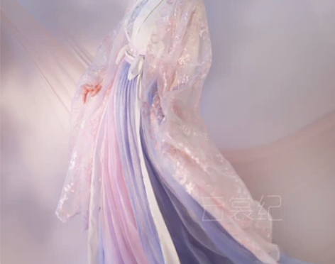 【云裳纪 律吕迢扬】春樱紫蓝 六米摆一片式...