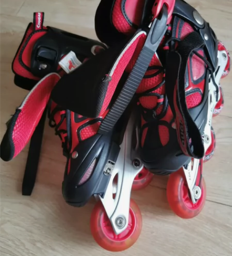 美洲狮轮滑鞋溜冰鞋儿童 可调 女滑冰鞋旱冰...