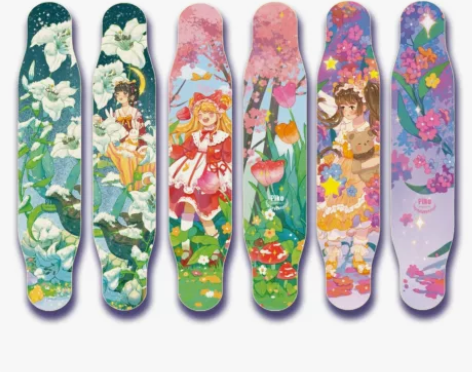 Piko长板专业板滑板男女初学者入门平花刷...