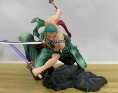 海贼王三千世界索隆阿修罗三刀流小号袋装模型...