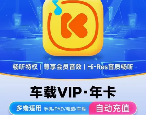 酷我音乐年卡超级会员SVIP酷我车载会员年...