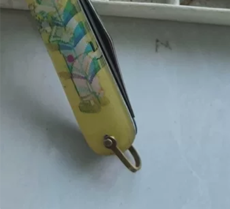 钥匙链挂件 北京产双锤牌不锈钢折刀 有机玻...