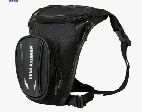 ?怪兽公园摩托车腿包防水骑行机车斜挎背包男...