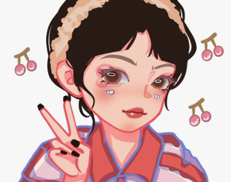 手绘头像情侣漫画q版头像定制设计动漫人物可...