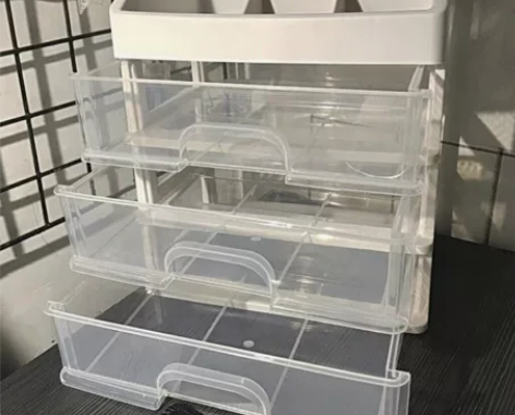 店不开了，四层收纳盒13.8元包邮  抽屉...