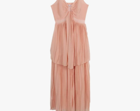 假两件挂脖吊带连衣裙女装夏季海边度假风长裙...