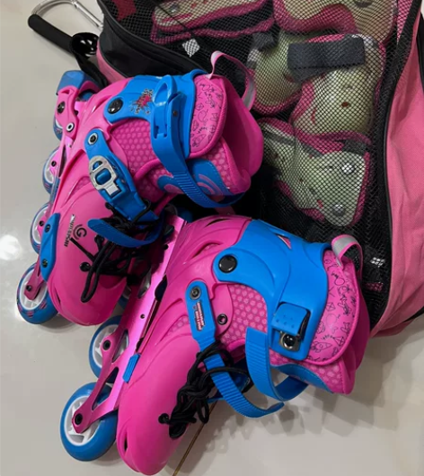 女童贵派仕旱冰鞋溜冰鞋33-37码可穿，九...