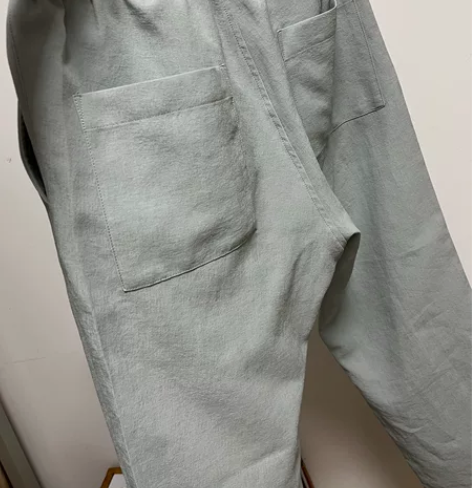 MUJl男女同款LABO浅蓝色直筒裤S号1...