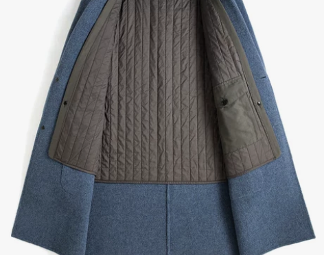 双面羊驼绒大衣男中长款可脱卸蚕丝内胆大码加...