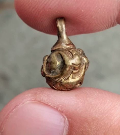 清代鎏金扣子 品相如图所示，全品！工艺为铜...