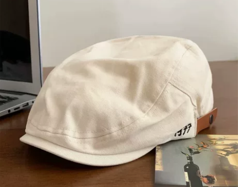 直播样品处理英伦复古反戴前进帽女夏季黑色潮...