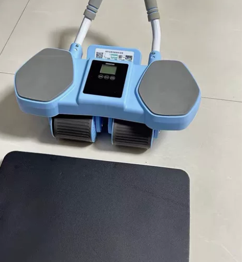 四轮健腹轮减肥运动智能计数自动回弹神器男女...